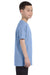 Hanes 54500 Youth ComfortSoft Short Sleeve Crewneck T-Shirt Light Blue Side