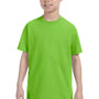 Hanes Youth ComfortSoft Short Sleeve Crewneck T-Shirt - Lime Green