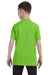 Hanes 54500 Youth ComfortSoft Short Sleeve Crewneck T-Shirt Lime Green Back