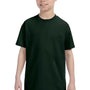 Hanes Youth ComfortSoft Short Sleeve Crewneck T-Shirt - Deep Forest Green