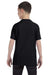 Hanes 54500 Youth ComfortSoft Short Sleeve Crewneck T-Shirt Black Back
