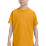 Hanes Youth ComfortSoft Short Sleeve Crewneck T-Shirt - Gold
