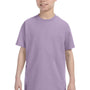 Hanes Youth ComfortSoft Short Sleeve Crewneck T-Shirt - Lavender Purple