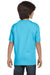 Hanes 5480 Youth ComfortSoft Short Sleeve Crewneck T-Shirt Light Blue Back