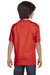 Hanes 5480 Youth ComfortSoft Short Sleeve Crewneck T-Shirt Red Back