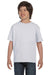 Hanes 5480 Youth ComfortSoft Short Sleeve Crewneck T-Shirt Ash Grey Front