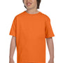 Hanes Youth ComfortSoft Short Sleeve Crewneck T-Shirt - Orange