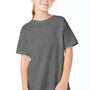 Hanes Youth ComfortSoft Short Sleeve Crewneck T-Shirt - Smoke Grey