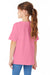 Hanes 5480 Youth ComfortSoft Short Sleeve Crewneck T-Shirt Safety Pink Back