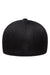 Flexfit 5511UP Mens Unipanel Flexfit Hat Black Back
