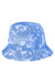 J America 5540JA Mens Gilligan Bonnie Bucket Hat Chambray Blue Aloha Front