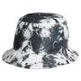 J America Mens Gilligan Bonnie Bucket Hat - Black Tie Dye