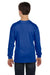 Hanes 5546 Youth ComfortSoft Long Sleeve Crewneck T-Shirt Royal Blue Back