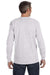Hanes 5586 Mens ComfortSoft Long Sleeve Crewneck T-Shirt Ash Grey Back