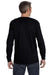Hanes 5586 Mens ComfortSoft Long Sleeve Crewneck T-Shirt Black Back