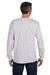 Hanes 5596 Mens ComfortSoft Long Sleeve Crewneck T-Shirt w/ Pocket Ash Grey Back