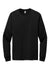 Jerzees 560LS Mens Premium Blend Ring Spun Long Sleeve Crewneck T-Shirt Black Ink Flat Front