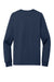 Jerzees 560LS Mens Premium Blend Ring Spun Long Sleeve Crewneck T-Shirt Navy Blue Flat Back