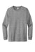 Jerzees 560LS Mens Premium Blend Ring Spun Long Sleeve Crewneck T-Shirt Oxford Grey Flat Front