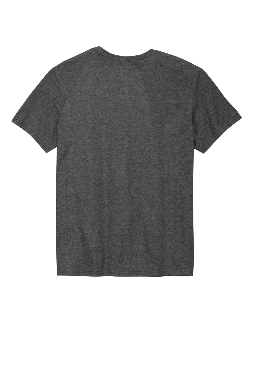 Jerzees 560M Mens Premium Blend Ring Spun Short Sleeve Crewneck T-Shirt Heather Charcoal Grey Flat Back