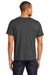 Jerzees 560M Mens Premium Blend Ring Spun Short Sleeve Crewneck T-Shirt Heather Charcoal Grey Back
