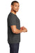 Jerzees 560M Mens Premium Blend Ring Spun Short Sleeve Crewneck T-Shirt Heather Charcoal Grey Side