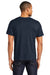 Jerzees 560M Mens Premium Blend Ring Spun Short Sleeve Crewneck T-Shirt Heather Indigo Blue Back