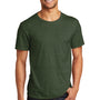 Jerzees Mens Premium Blend Moisture Wicking Short Sleeve Crewneck T-Shirt - Heather Military Green