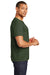Jerzees 560M Mens Premium Blend Ring Spun Short Sleeve Crewneck T-Shirt Heather Military Green Side