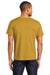 Jerzees 560M Mens Premium Blend Ring Spun Short Sleeve Crewneck T-Shirt Heather Mustard Yellow Back