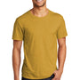 Jerzees Mens Premium Blend Moisture Wicking Short Sleeve Crewneck T-Shirt - Heather Mustard Yellow