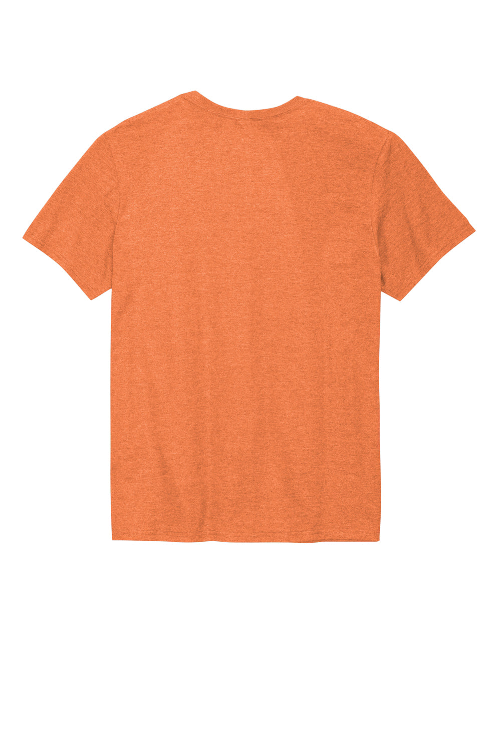 Jerzees 560M Mens Premium Blend Ring Spun Short Sleeve Crewneck T-Shirt Heather Vintage Orange Flat Back