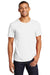 Jerzees 560M Mens Premium Blend Ring Spun Short Sleeve Crewneck T-Shirt White Front