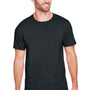 Jerzees Mens Premium Blend Moisture Wicking Short Sleeve Crewneck T-Shirt - Black