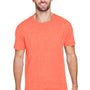 Jerzees Mens Premium Blend Moisture Wicking Short Sleeve Crewneck T-Shirt - Vintage Heather Orange