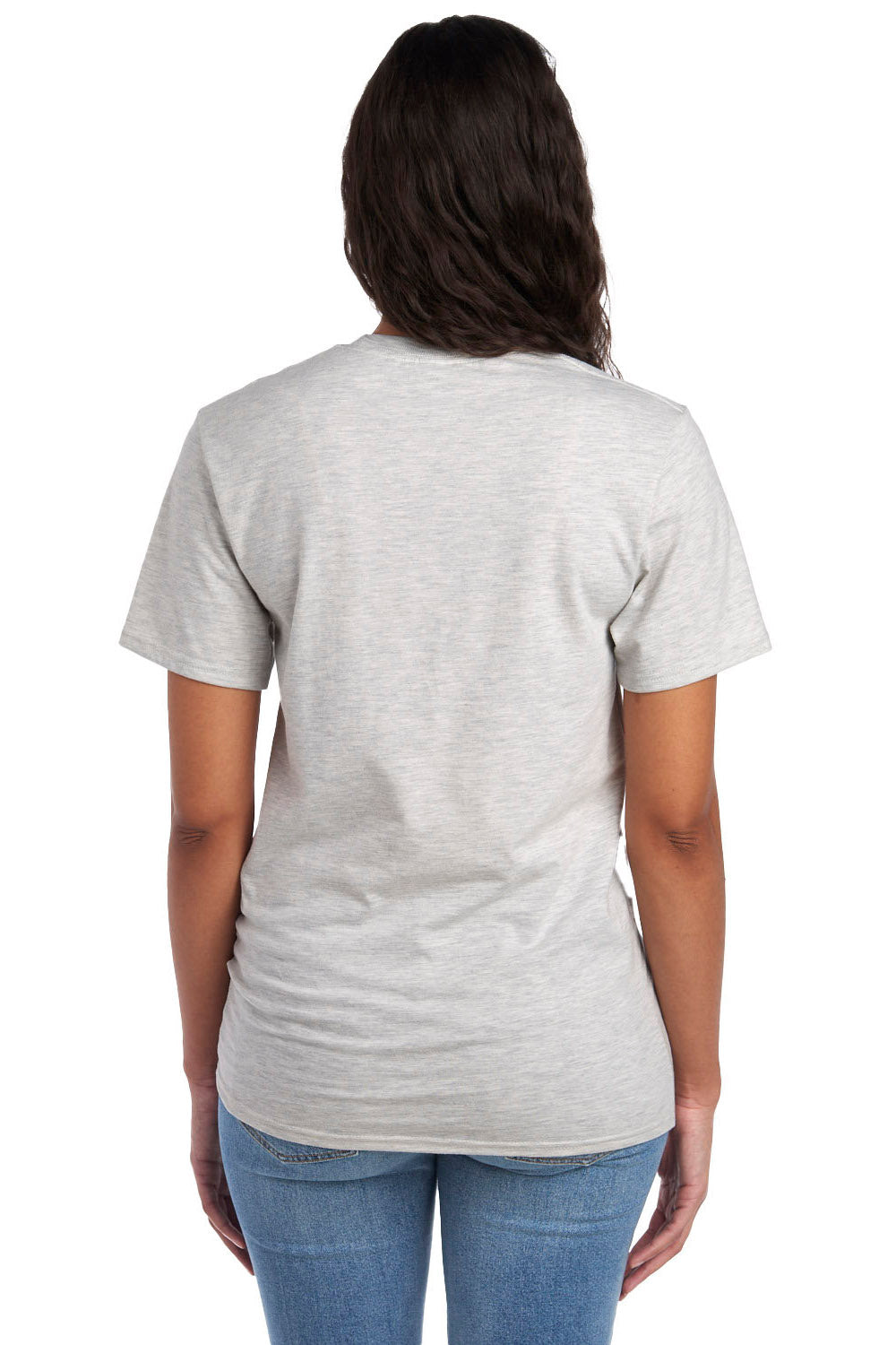Jerzees 560MR/560M Mens Premium Blend Short Sleeve Crewneck T-Shirt Heather Oatmeal Back