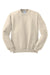Jerzees Mens NuBlend Fleece Crewneck Sweatshirt Heather Sweet Cream Flat Front