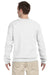 Jerzees 562 Mens NuBlend Fleece Crewneck Sweatshirt White Back
