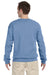Jerzees 562 Mens NuBlend Fleece Crewneck Sweatshirt Light Blue Back