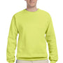 Jerzees Mens NuBlend Fleece Crewneck Sweatshirt - Safety Green