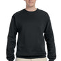 Jerzees Mens NuBlend Fleece Crewneck Sweatshirt - Black