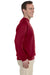 Jerzees 562 Mens NuBlend Fleece Crewneck Sweatshirt Cardinal Red Side