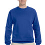 Jerzees Mens NuBlend Fleece Crewneck Sweatshirt - Royal Blue