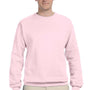 Jerzees Mens NuBlend Fleece Crewneck Sweatshirt - Classic Pink