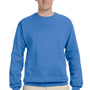 Jerzees Mens NuBlend Fleece Crewneck Sweatshirt - Columbia Blue