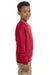 Jerzees 562B Youth NuBlend Fleece Crewneck Sweatshirt Red Side