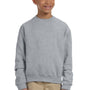 Jerzees Youth NuBlend Fleece Crewneck Sweatshirt - Oxford Grey