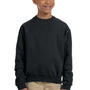 Jerzees Youth NuBlend Fleece Crewneck Sweatshirt - Black