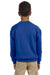 Jerzees 562B Youth NuBlend Fleece Crewneck Sweatshirt Royal Blue Back