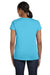 Hanes 5680 Womens ComfortSoft Short Sleeve Crewneck T-Shirt Blue Horizon Back